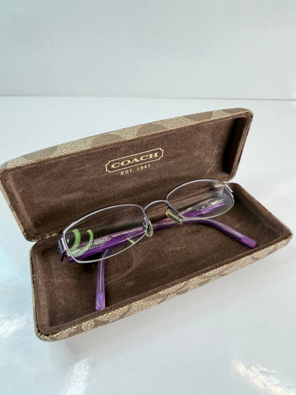 Coach Maeve 1024 Eyeglasses – Lilac – With Original Vintage Case